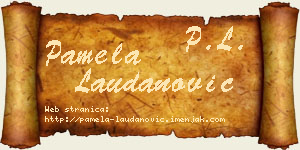 Pamela Laudanović vizit kartica